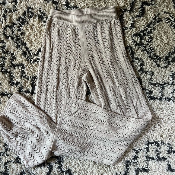 Lulus Other - Crocheted Beach Coverup Pant